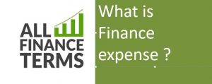 Explanation Of Finance expense